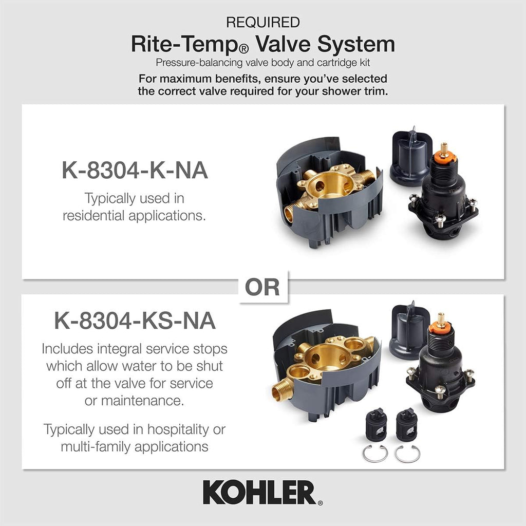 Valve Trim with Handles, Vibrant Brushed Moderne Brass V834508
