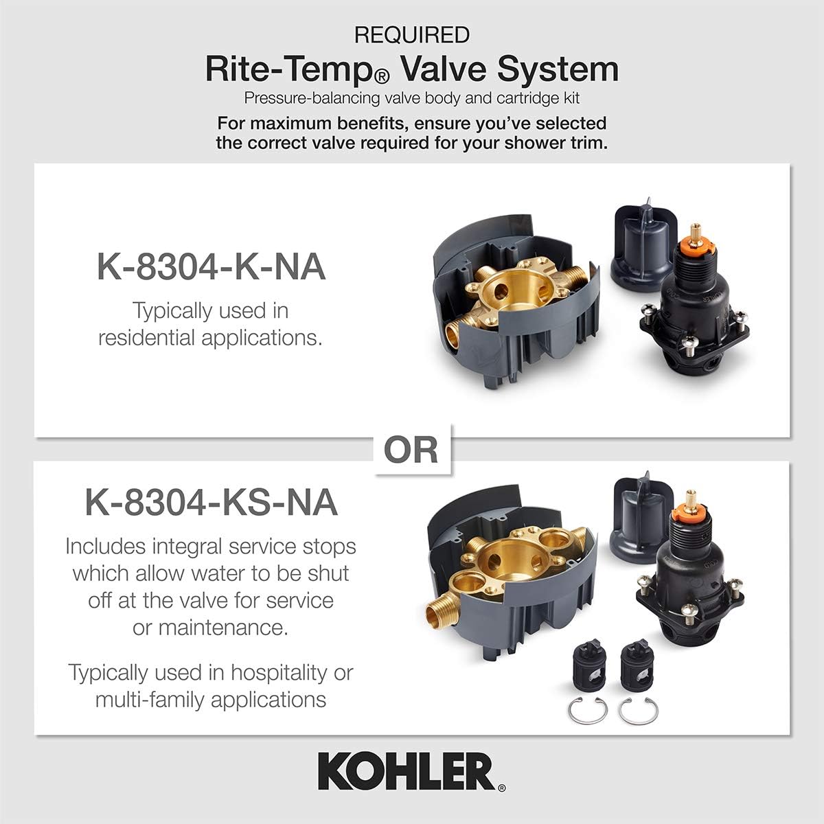 Valve Trim with Handles, Vibrant Brushed Moderne Brass V834508