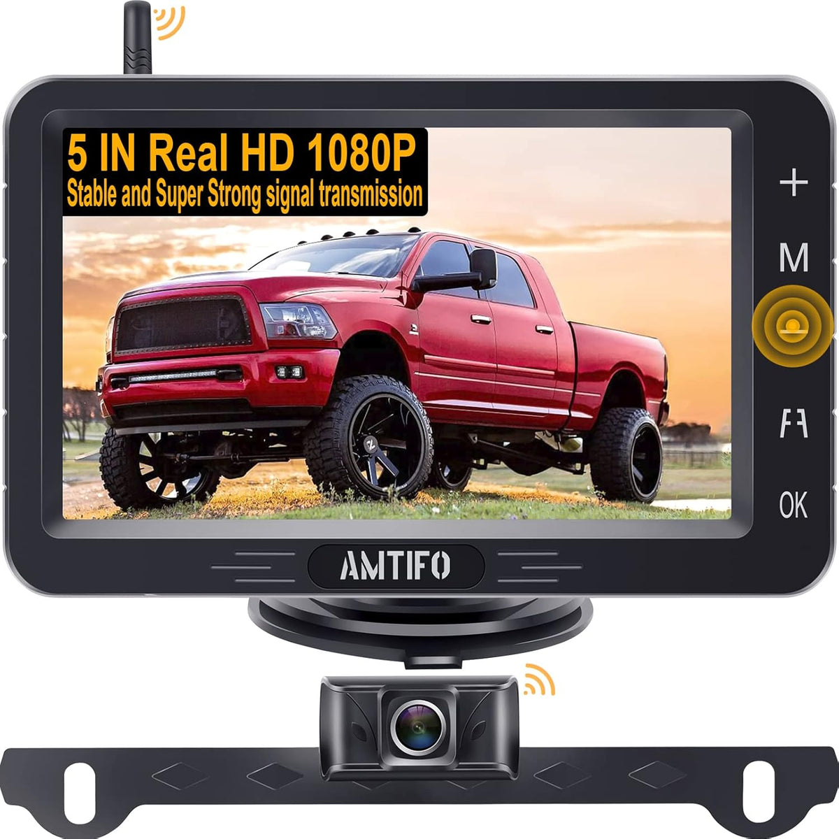 Wireless Backup Camera with 5 Inch Monitor A33551