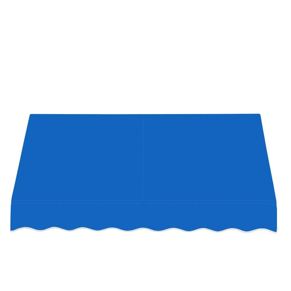8.375 ft Fixed Awning Acrylic Fabric, Bright Blue X90241
