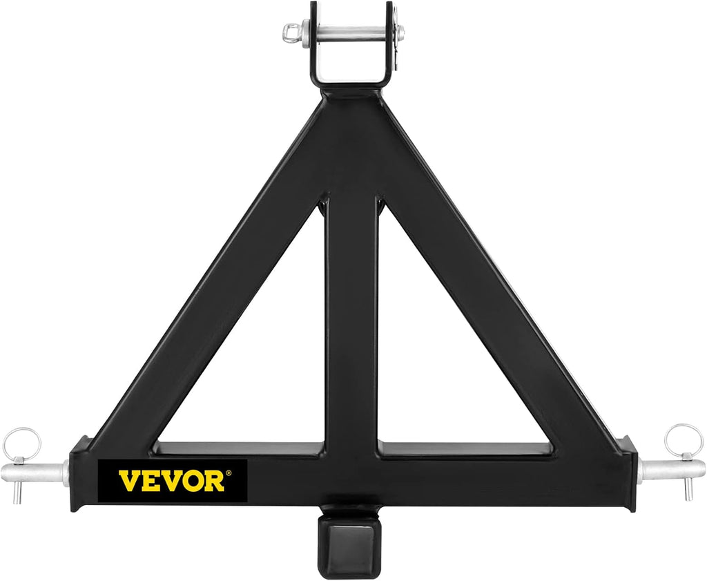 3 Point Trailer Hitch Heavy Duty 2In Receiver Hitch Category 1 33In Black G87927
