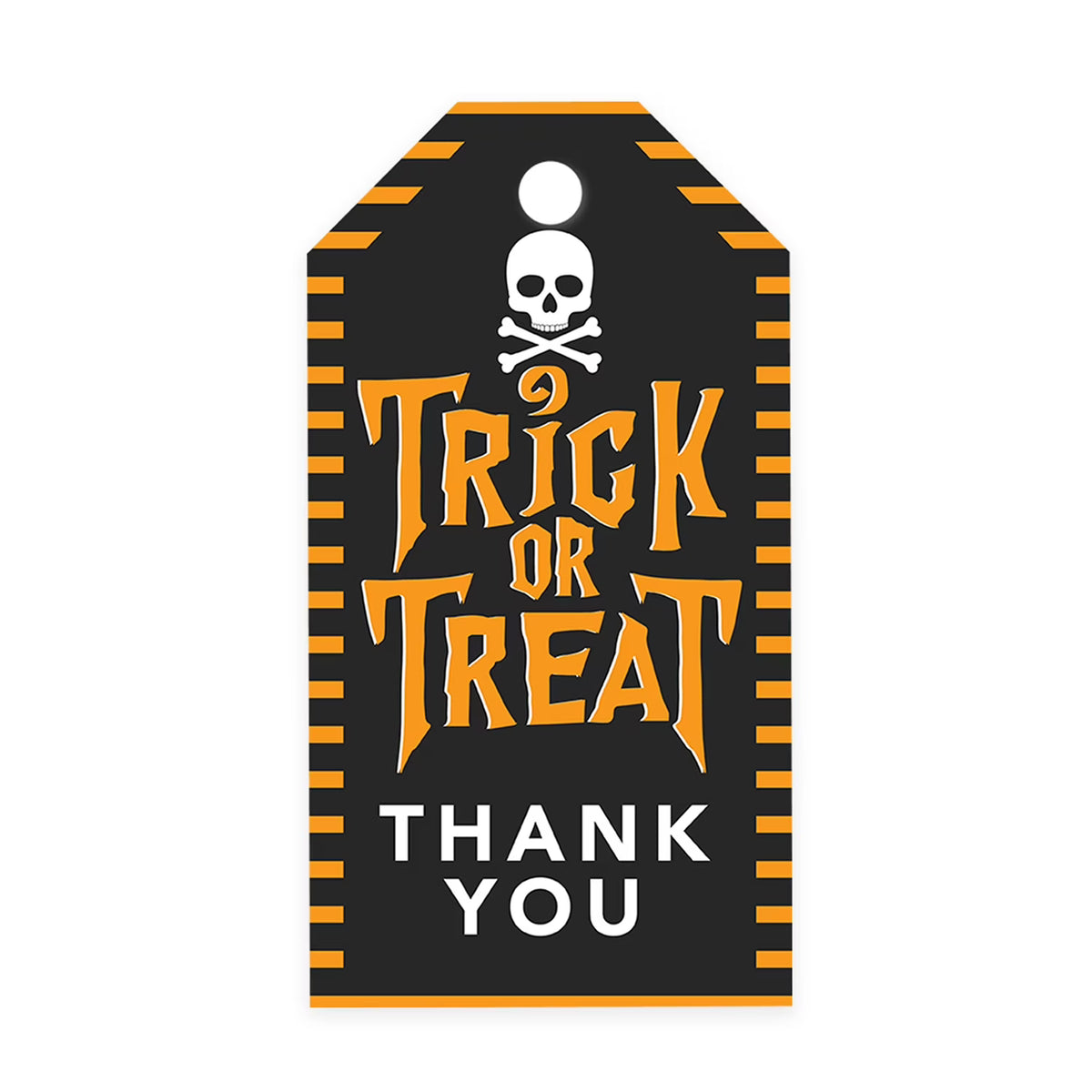 100-Pk Skull Halloween Gift Tags With String Z43725