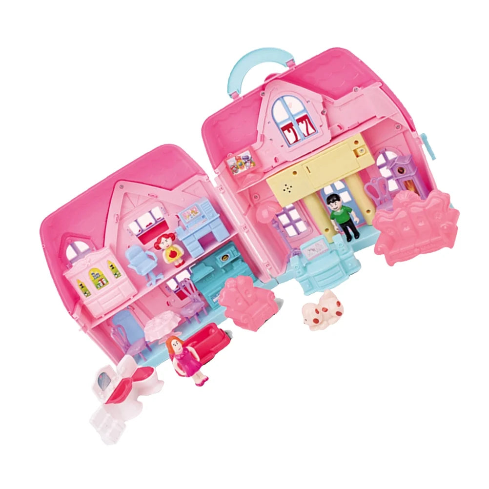Portable House Two-storey Villa Mold Toy R313097