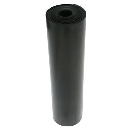 Nitrile Sheets 1/8 x 22 x 3 ft W x 20 ft L Black W4050