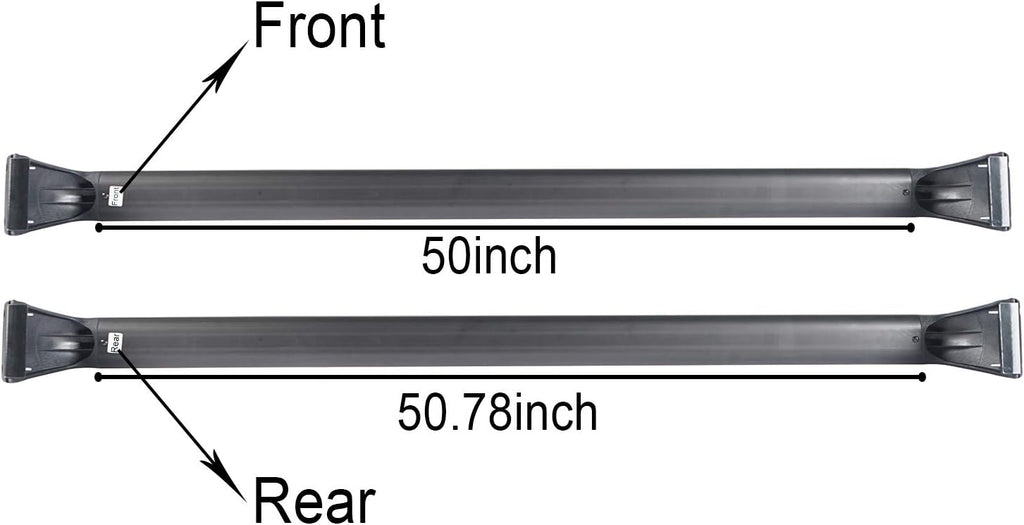 Roof Rack 2 Crossbars Hard Top Kayak Cargo Rack Y799