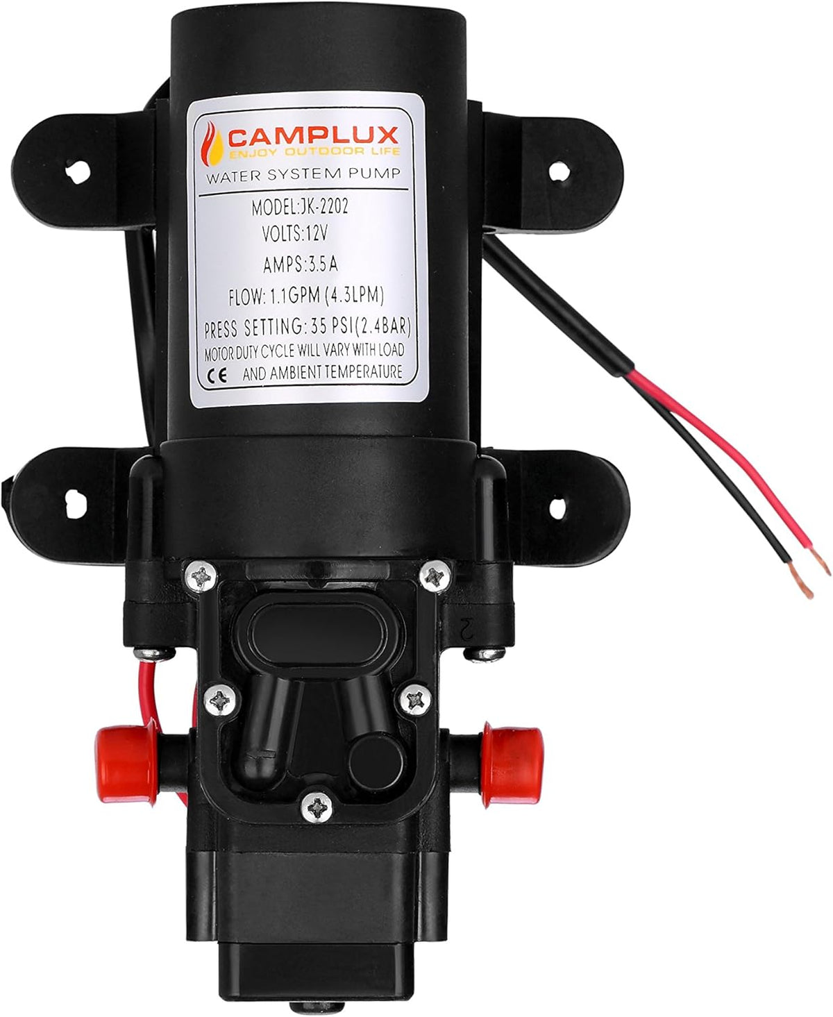 12V 35PSI DC 1.2GPM 4.3LPM Diaphragm Water Pump Pack of 2 C948