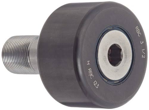 Cam Follower 3.500x22 Outside Diameter, Stud Type, Cylindrical Roller Design J808072