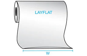 Clear Poly Tubing 1.5 mil, 40 inches X 1600 feet, Flat Wound LDPE S447
